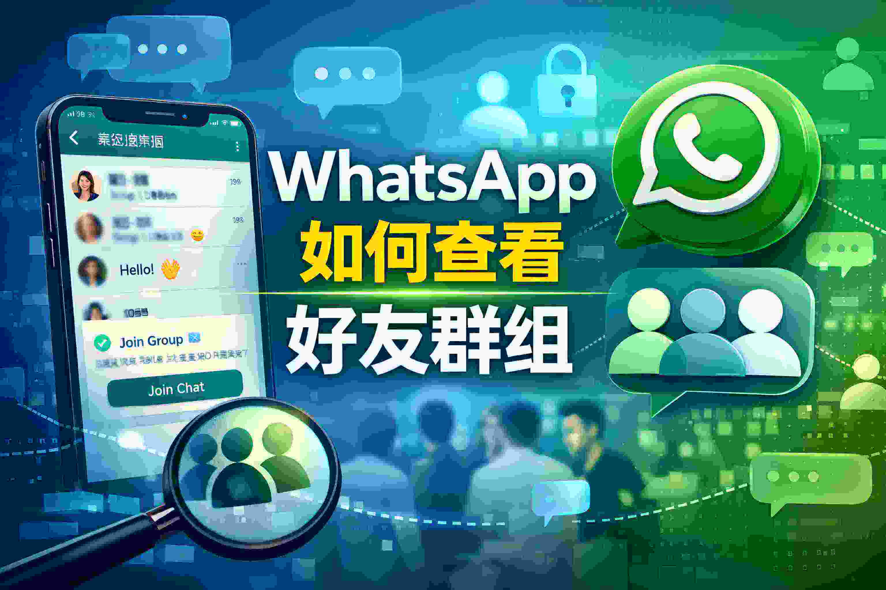 WhatsApp檢視好友群組有何竅門？
