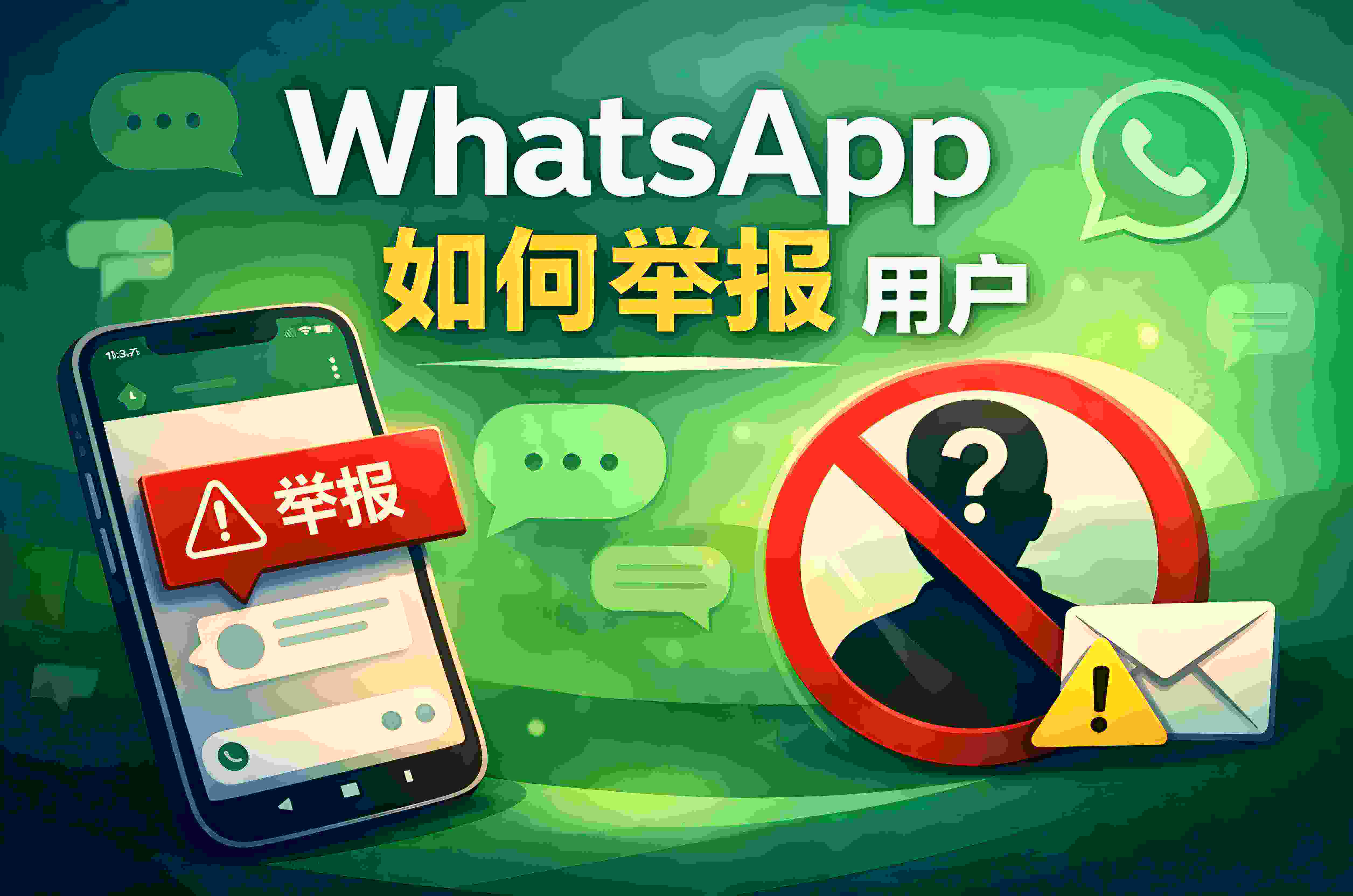 在WhatsApp上举报他人时,对方能够察觉吗?