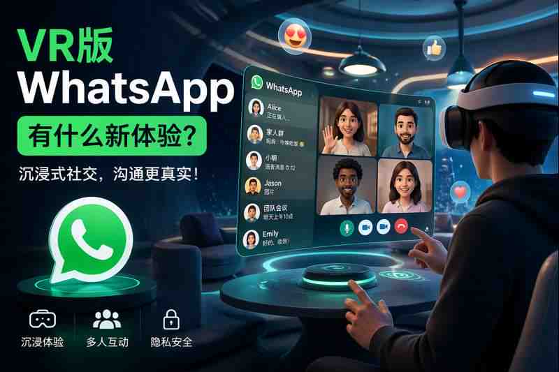 VR版WhatsApp是怎样开启社交新纪元的?